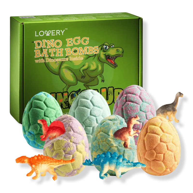 Lovery Dinosaur Bath Bomb Gift Set w/ Surprise Toys