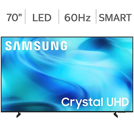 Costco Members: 70" Samsung U8000H Crystal UHD 4K Tizen Smart TV + 3-Yr Warranty