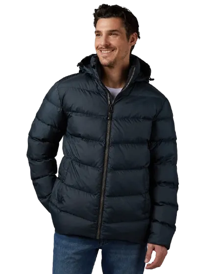 32 Degrees Men's MicroLux Heavy Poly Fill Puffer Jacket