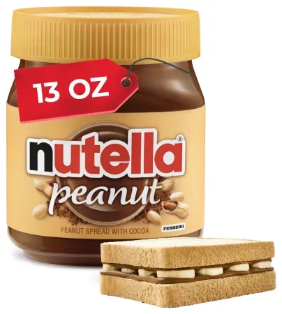 Nutella Peanut Spread With Cocoa (13 oz) + $1 Walmart Cash
