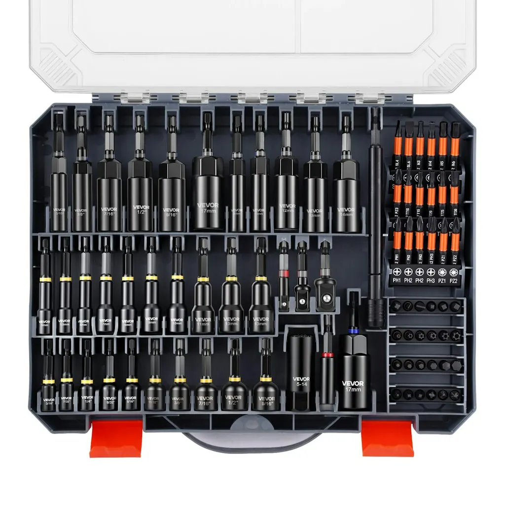 Vevor 80-Piece Magnetic Impact Nut Driver Set