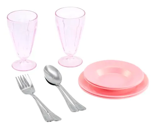 Little Tikes Sweet Spaces Dishware Set in Pink