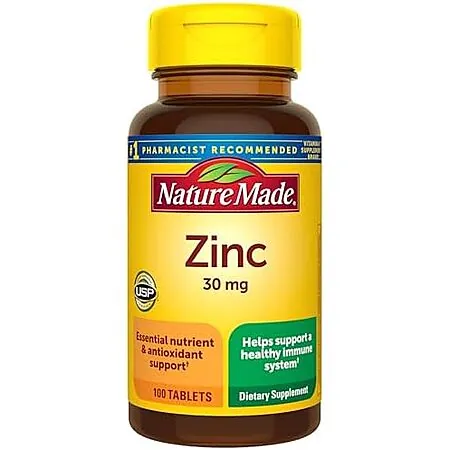 Select Accts: 100-Ct Nature Made 30mg Zinc Tablets