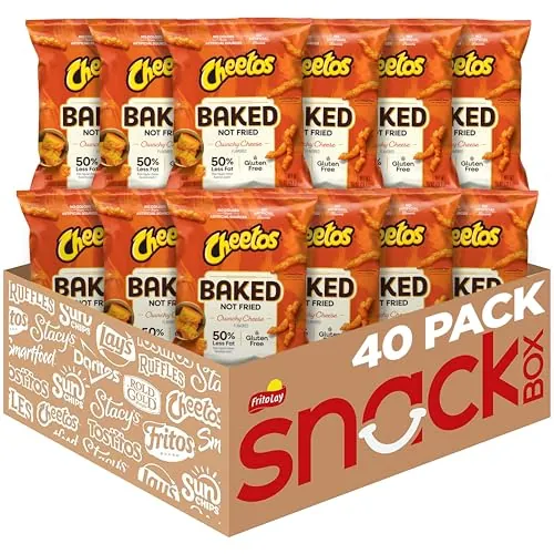 40-Pack 0.875-Oz Frito Lay Baked Cheetos Crunchy