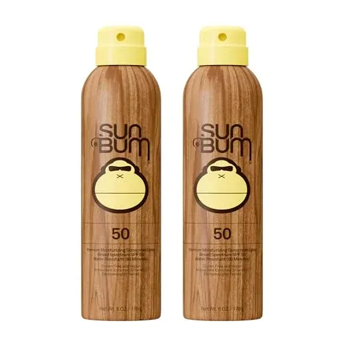 Sun Bum Original SPF 50 Broad Spectrum Sunscreen Body Spray 6 oz (2-Pack)