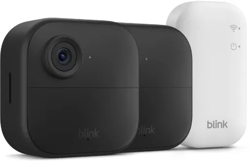 Blink Outdoor 4 1080p Wireless Security Camera System w/ Two-Way Talk & Sync Module Core (2-Camera)