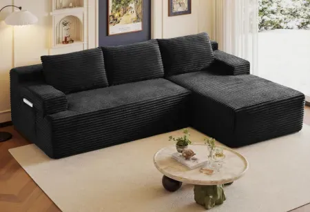 Chorlenimi 96" L-Shape Upholstered Sectional Couch