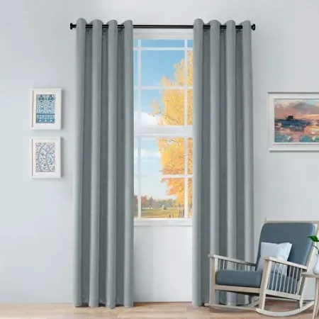 SUPERIOR Senna 52" x 108" Semi Blackout Curtains (Pair)