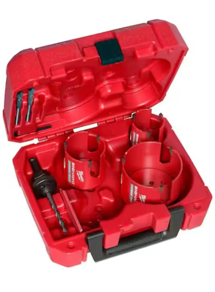 Milwaukee 7-Piece Big Hawg Carbide Hole Saw Kit