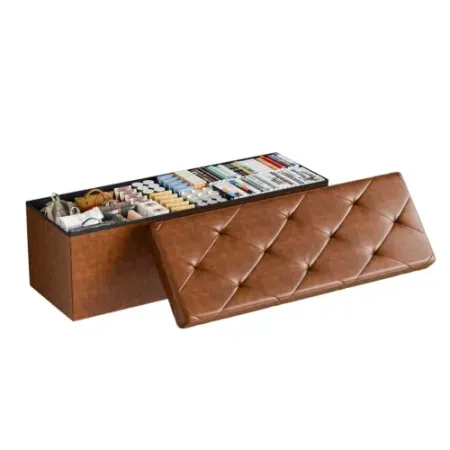 Sweetcrispy 43" Storage Ottoman Bench