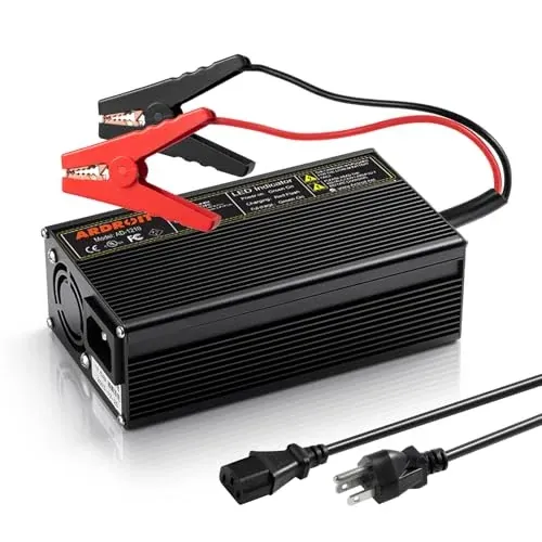 Ardroit 14.6V 10A Smart LiFePO4 Battery Charger & Maintainer