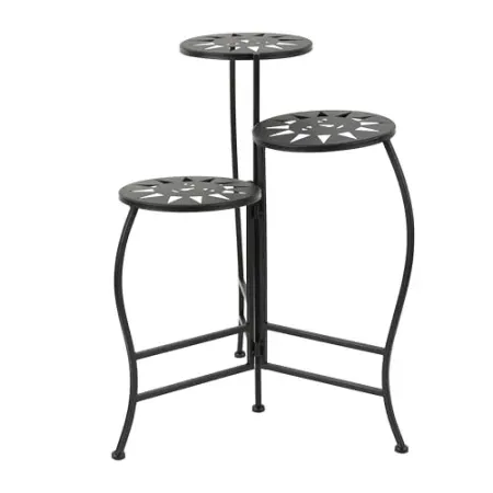 Deco 79 Folding 3-Tier Plant Shelf