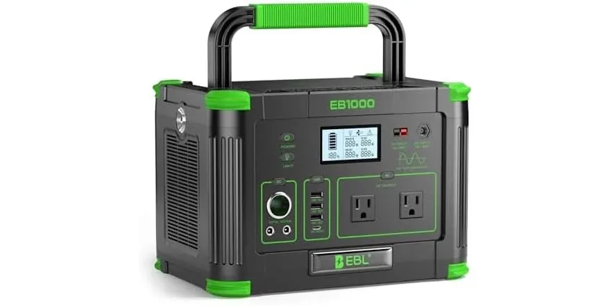 EBL Portable Power Station 1000W 999Wh