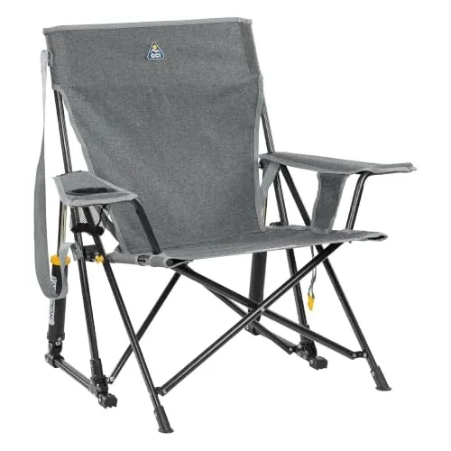 GCI Outdoor Kickback Rocker Outdoor Rocking Chair with Beverage Holder