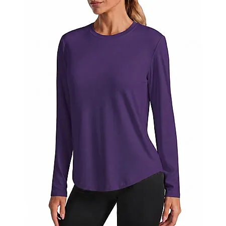 PINSPARK Women's UPF 50+ Long Sleeve Workout Top (various)