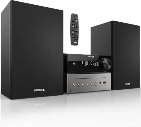 Philips 18W Micro Music Sound System w/ Bluetooth & CD Player