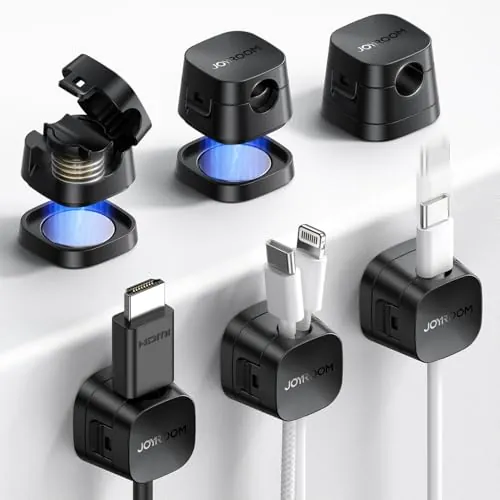 Joyroom Detachable Magnetic & Adhesive Cable Clips 6-Pack