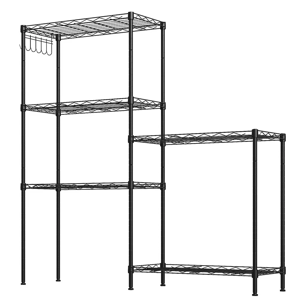 Ktaxon 5-Tier Heavy Duty Wire Shelving Rack