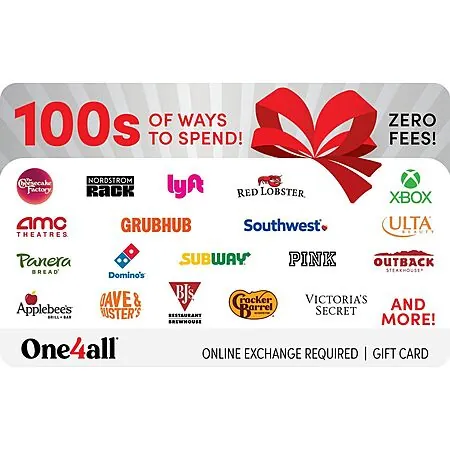 $100 One4All Swap eGift Card (various merchants) + $10 Target eGift Promo Card