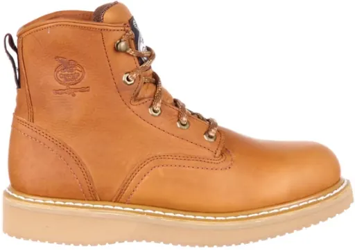 Georgia Boot Wedge Steel Toe Work Boot - Barracuda Gold (Regular & Wide Widths)