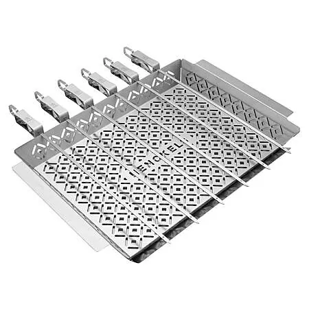 Costco Members: 8-Pc Henckels Stainless Steel BBQ Basket/Topper & Skewer Set