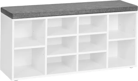 Vasagle Shoe Storage Bench w/ Cushion Seat