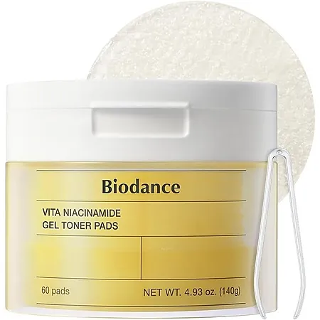 60-Ct Biodance Radiant Vita Niacinamide Toner Pads