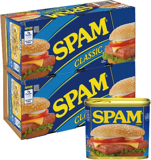 SPAM Original or Lower Sodium Original 8-Count 12oz Cans