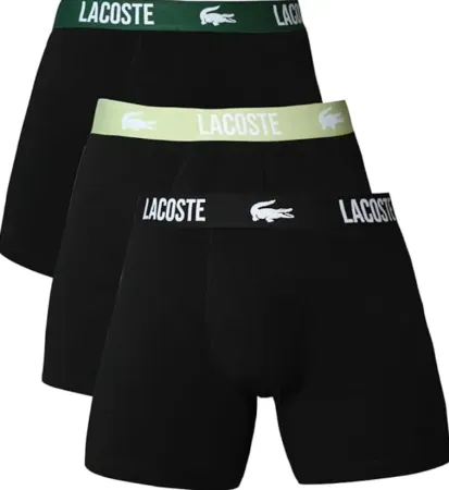Lacoste Men's Cotton Stretch Essentials Boxer Briefs from