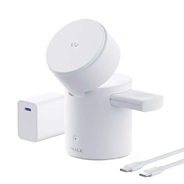 iWALK StandMe Auto 15W Foldable 3-in-1 Wireless Charging Stand