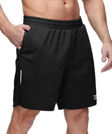 ZITY 7" Inseam Men's Athletic Mesh Quick Dry Gym Shorts