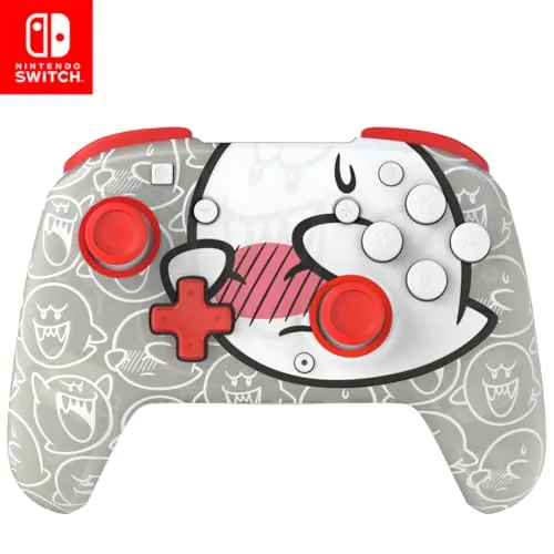 PDP Rematch Glow Wireless Gaming Controller for Nintendo Switch (Boo-Hoo)