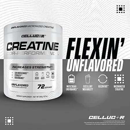 Select Amazon Accts: 12.7oz. Cellucor Cor-Performance Creatine (72 Servings)