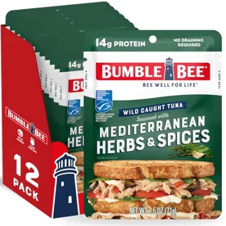 12-Pack 2.5oz Bumble Bee Wild Caught Tuna