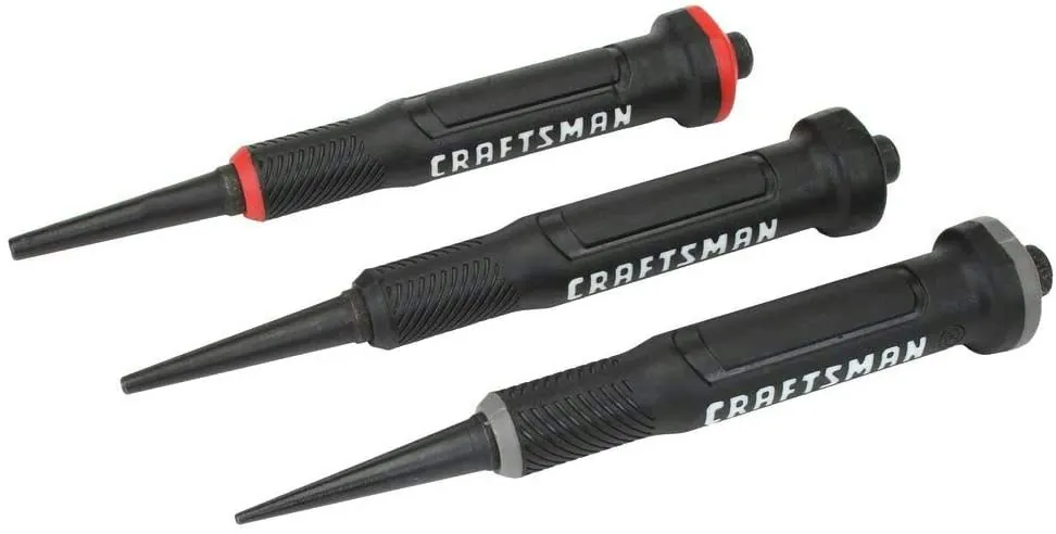 Craftsman 3-Piece Set Nail Set