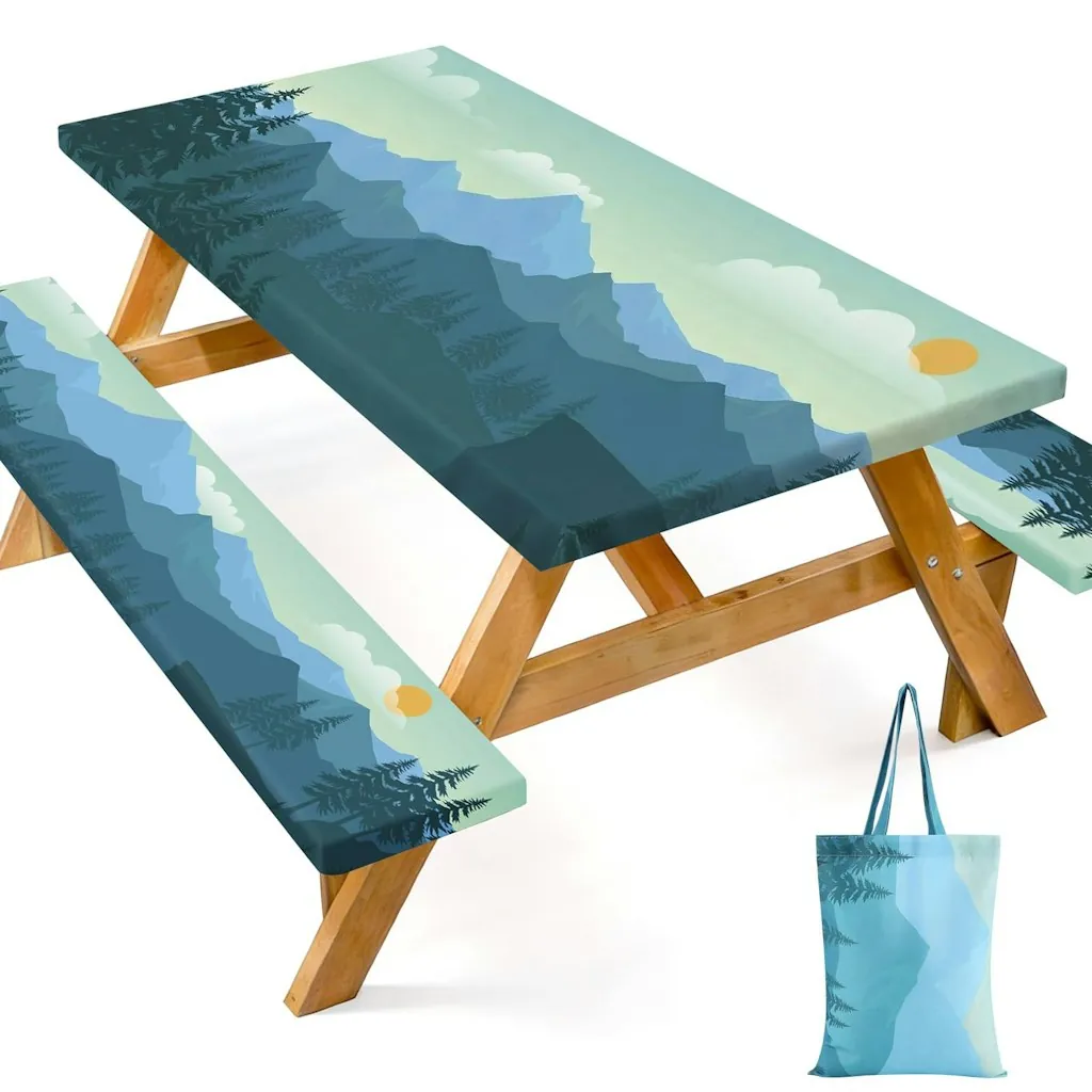 Dntorx Picnic Table Cover Set
