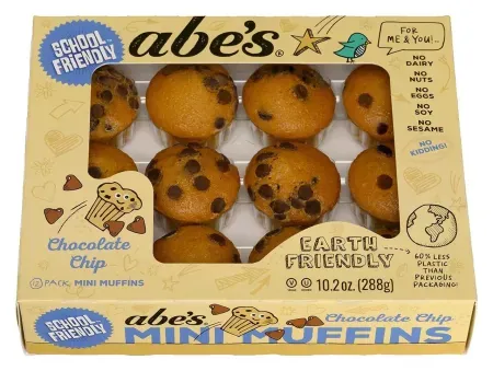 12-Count Abe's Chocolate Chip Mini Muffins (Frozen)