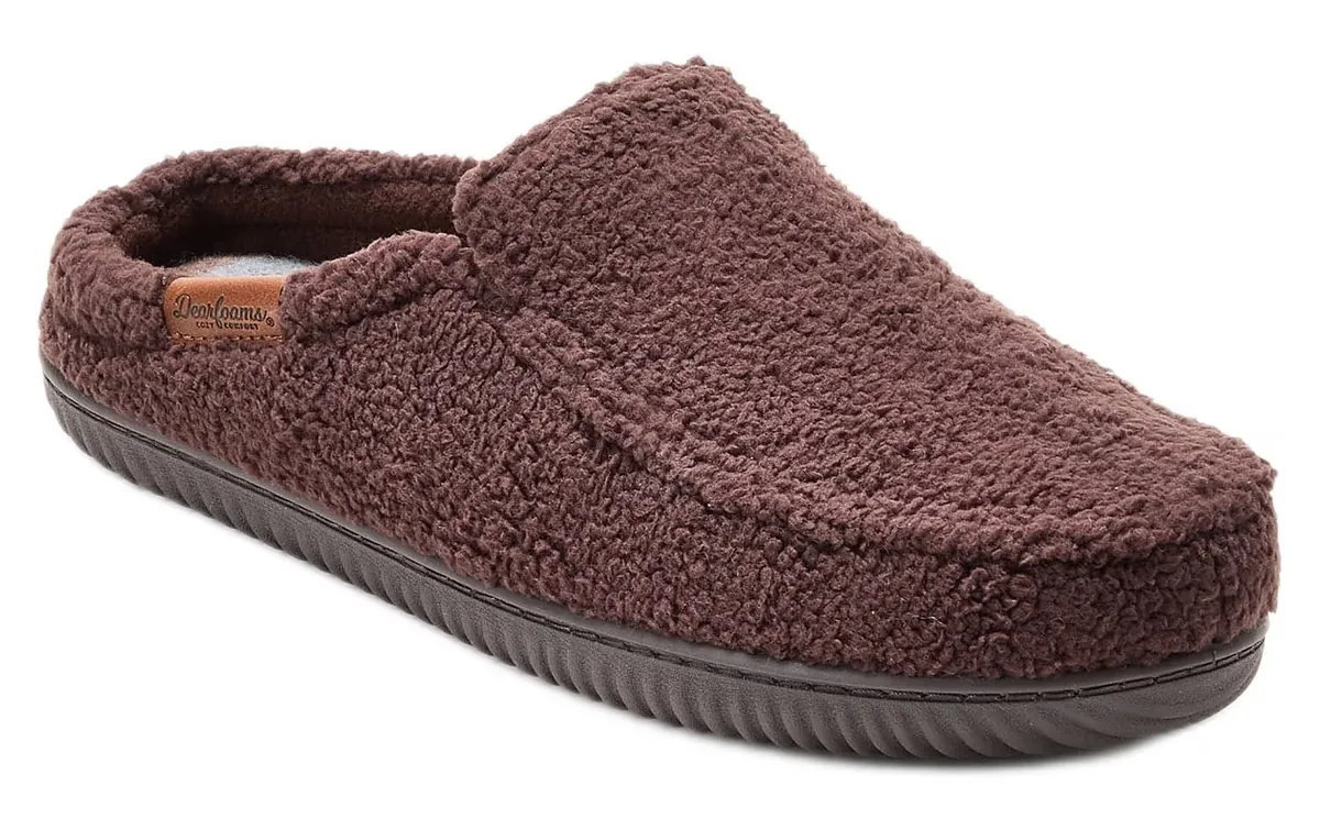 Dearfoams Cozy Comfort Men's Notch Clog Slippers