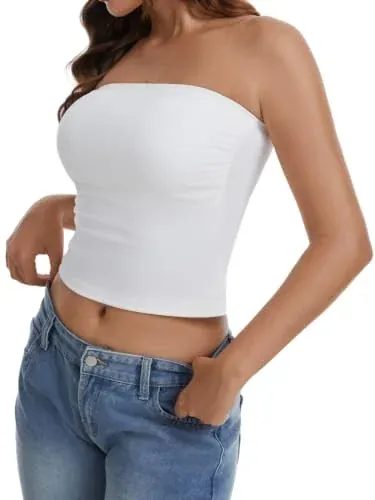 Strapless Tube Top Stretchy