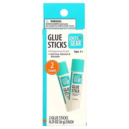 Walmart School Supplies: 4-Oz Glue or 2-Ct Glue Sticks