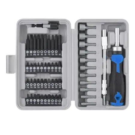 Apollo Tools 54-Piece Screwdriver & Nut Driver Bit Set