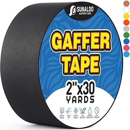 SUNALDO 2" x 30 Yards Heavy Duty Gaffers Tape (various)