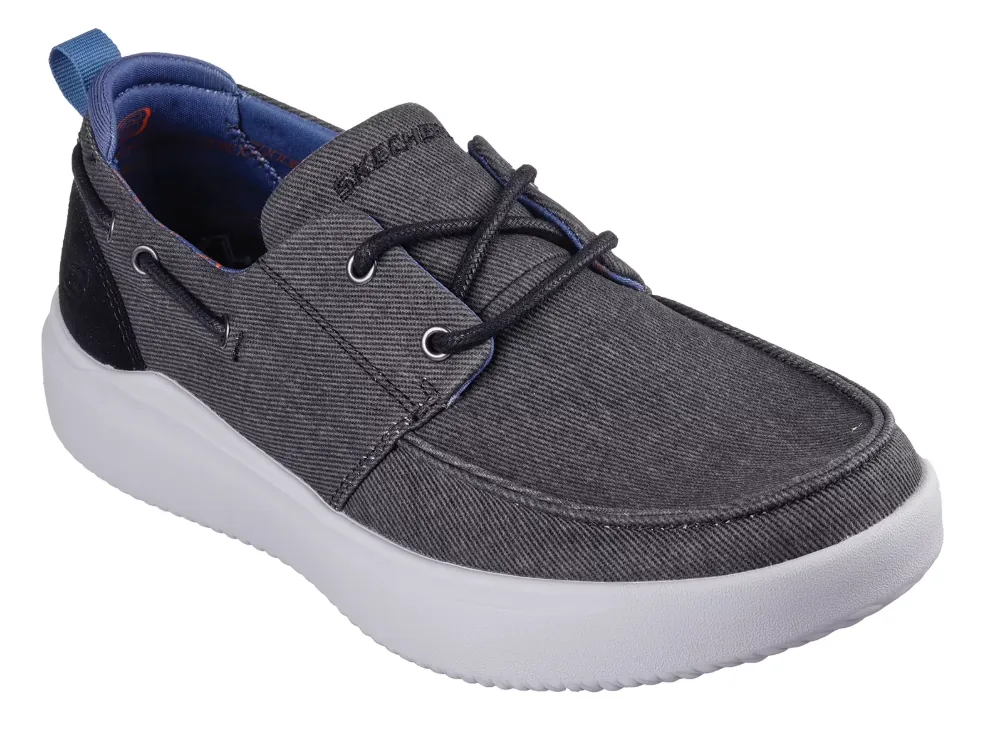 Skechers Men's Relaxed Fit Higgins Edson Canvas Boat Shoes