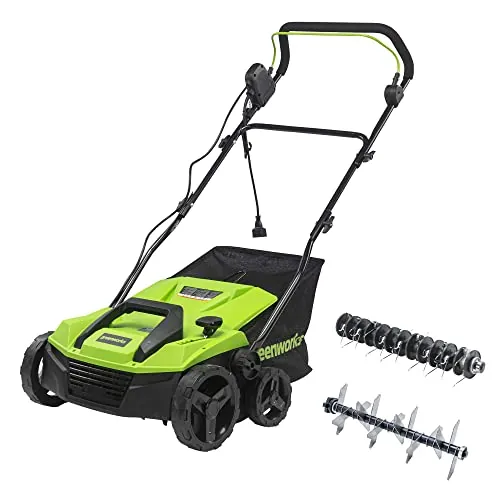 Greenworks 13 Amp 14-Inch Corded Dethatcher / Scarifier