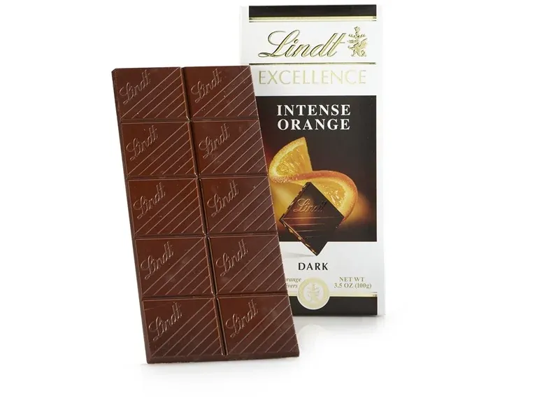 12-Pack 3.5-Oz Lindt EXCELLENCE Intense Orange Dark Chocolate Bar
