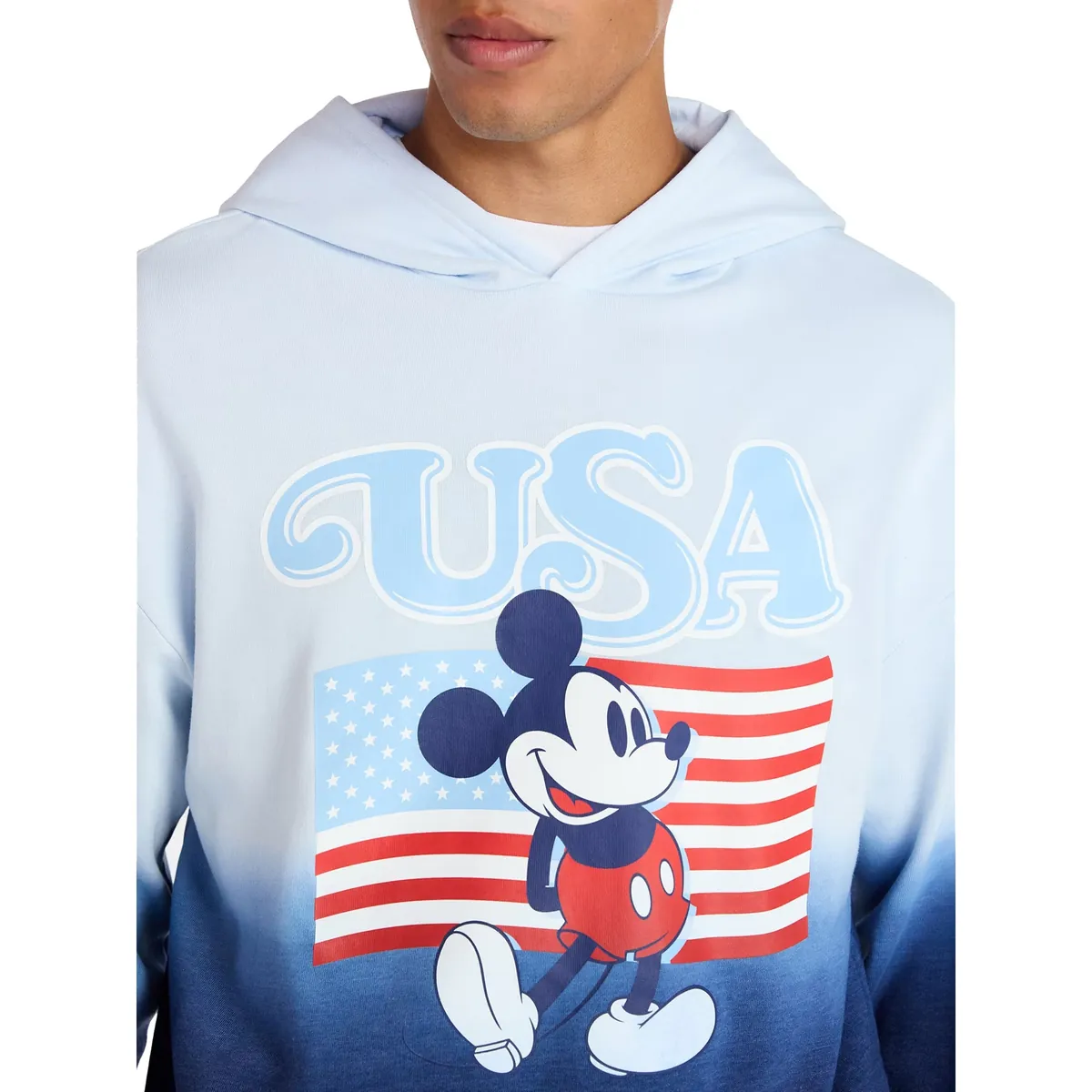 Disney Mens Mickey Mouse America 250 Spirit Hoodie