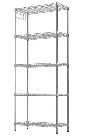 Ktaxon 5-Tier 60" x 22" x 12" Heavy Duty Steel Shelf