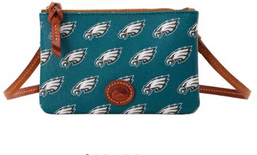 Dooney & Bourke Philadelphia Eagles Top Zip Crossbody
