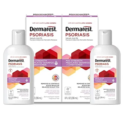 Dermarest Medicated Psoriasis Shampoo & Conditioner 2-Pack 8-Ounce