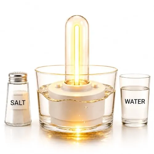 Water-activated saltwater emergency light
